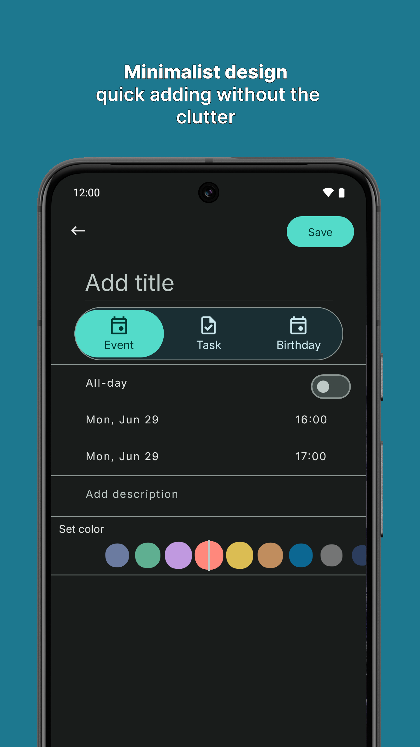 Minimalist design